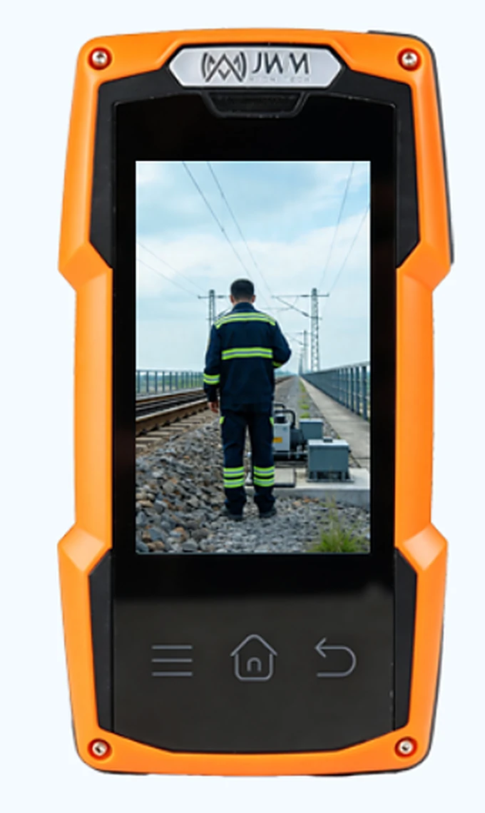 WM-5000F4 photo guard tour reader with 3.1-inch touch screen, front view